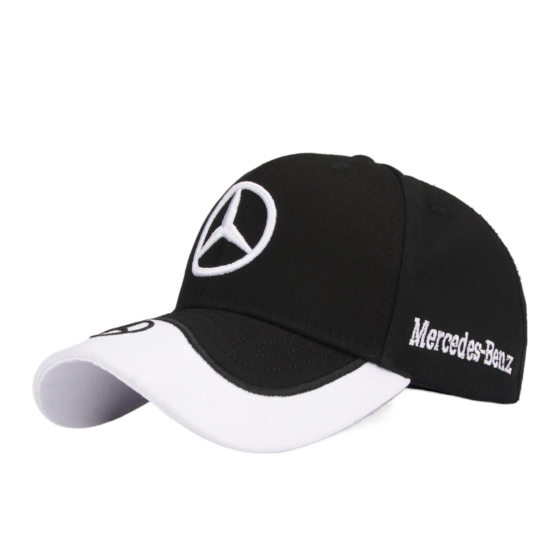 

Car Racing Cap Baseball Brimmed Sunshade Hat Unisex Fashion Caps For Mercedes Benz AMG W205 C300 W203 W206 W108 W124 W126 W140