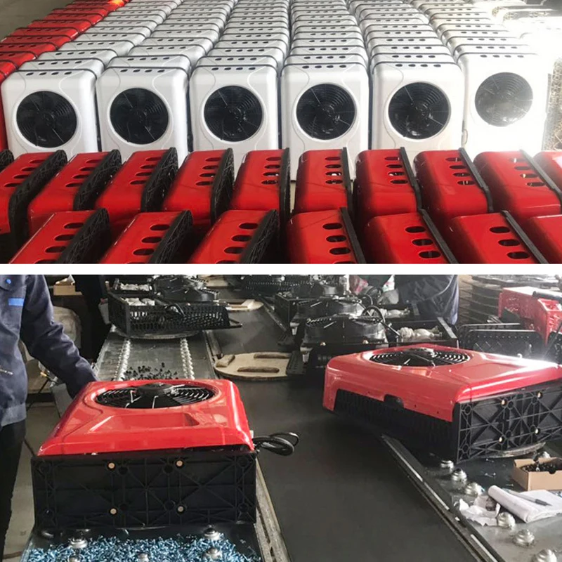 Truck Car Auto Electric Parking Cooler Intelligent System 24V Air Conditioning