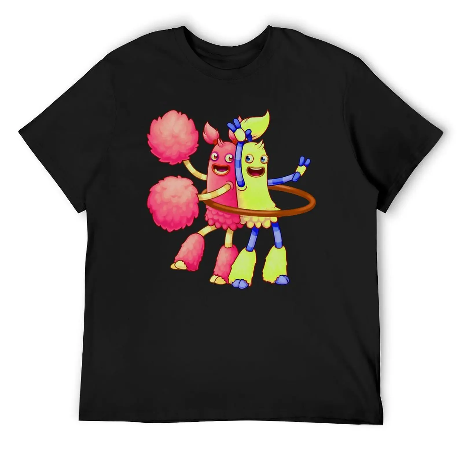 

My Singing Monsters character hoola and pompom, hoola and pompom Monsters T-Shirt