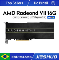 JIESHUO AMD Radeon VII 16GB Mining card dedicated GDDR6X 4096-bit GPU (also known as mi50 with Adapter cable) without fan KAS