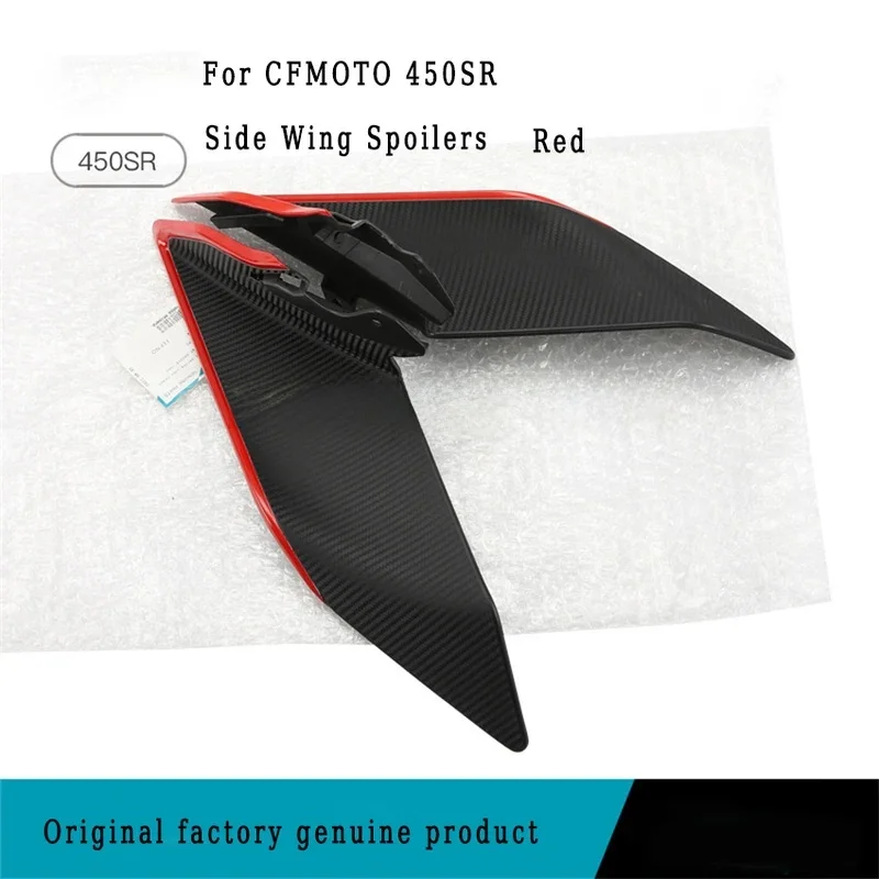 Per CFMOTO 450SR 450 SR 450 SRS 2022 2023 2024 Spoiler laterale, ala vento fissa, protezione ala, spoiler anteriore, accessori moto