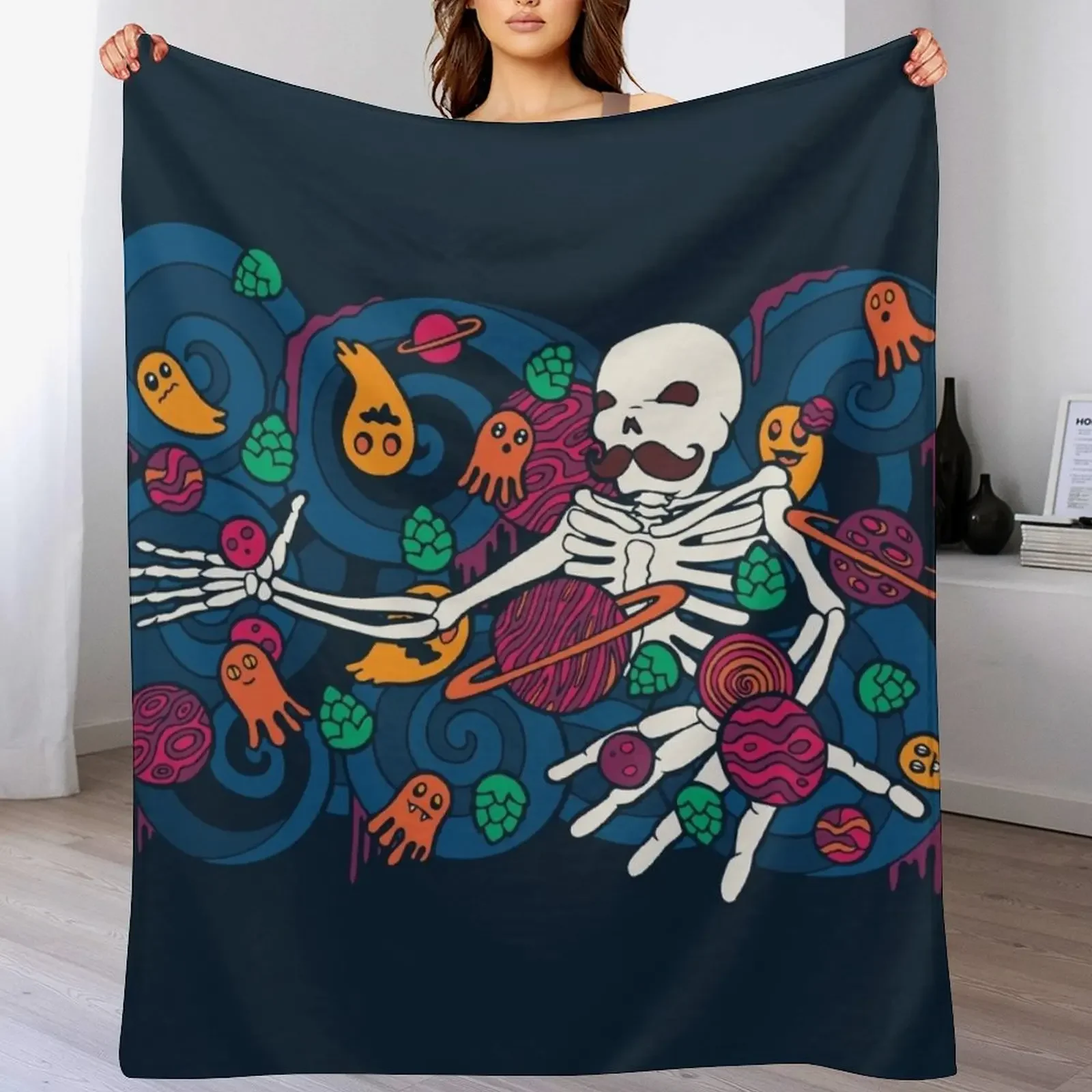 

Spacin' Out Throw Blanket Extra Large Throw Summer Beddings Designers Decoratives Blankets