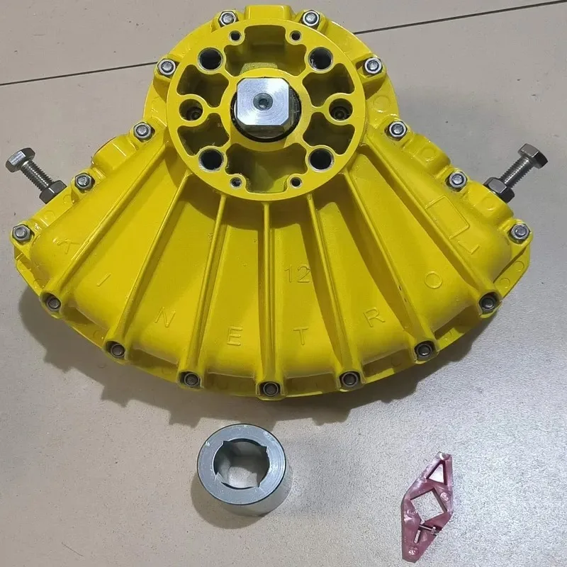 

2026 Brand New KINETROL Pneumatic Actuator 7BAR 124-100 Fan-shaped Rotary Cylinder Yellow 1 Year Warranty CEMENT
