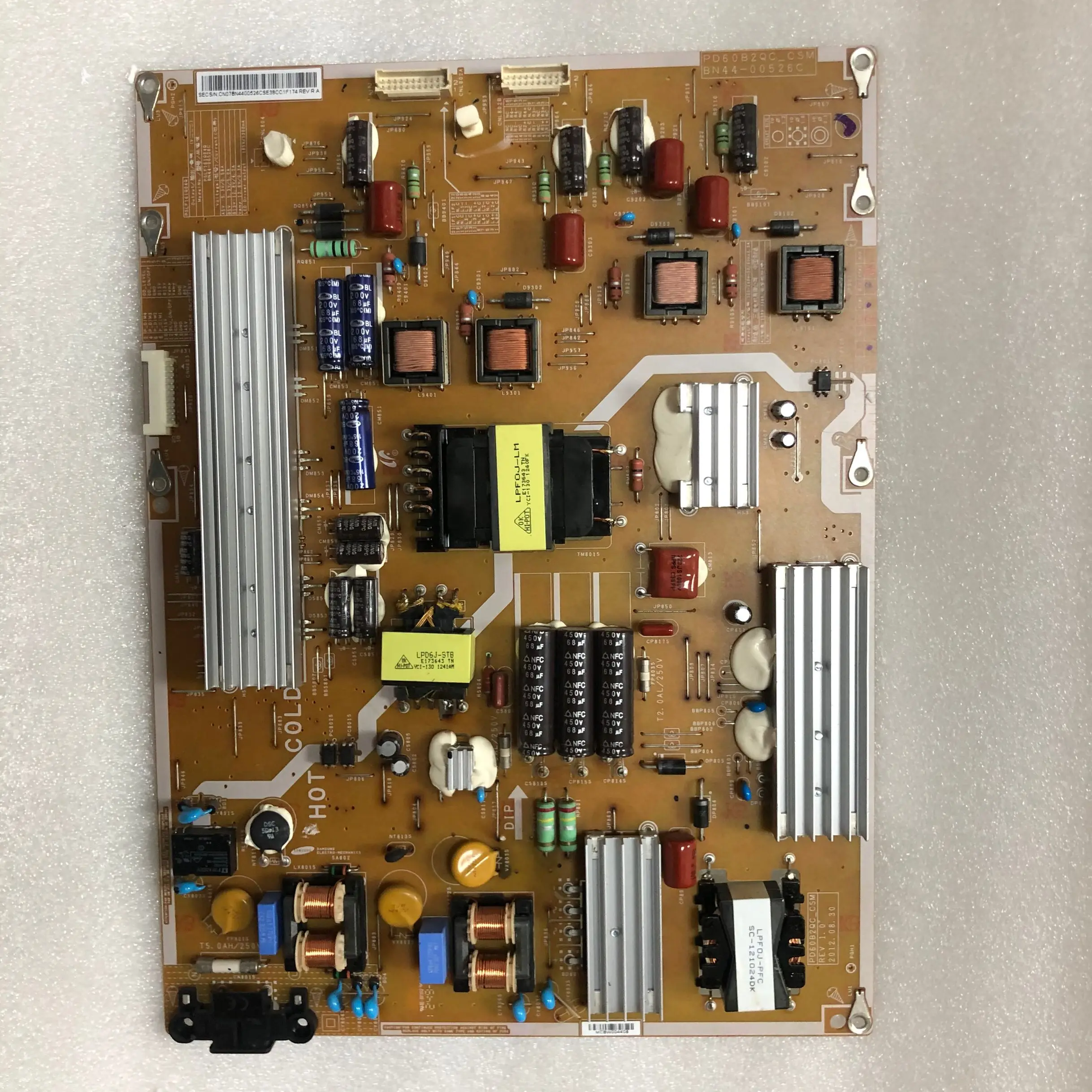 

UA60ES8000J Power Supply Board BN44-00526C/B/A UA65ES8000J PD60B2Q-CSM