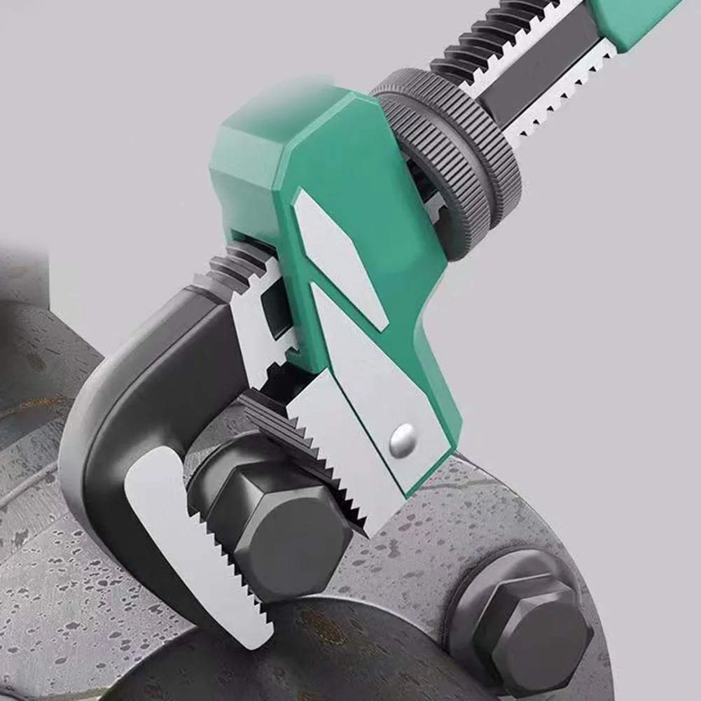 Adjustable Right Angle F Type Wrench For Plumbing Large Jaw Ratchet Spanner Pipe Clamping Tool Torque Control Repair Equipment
