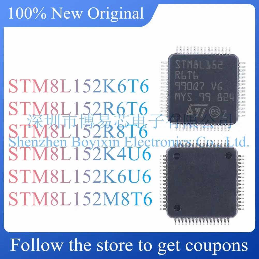 NEW STM8L152K6T6 STM8L152R6T6 STM8L152R8T6 STM8L152K4U6 STM8L152K6U6 STM8L152M8T6 Original Product