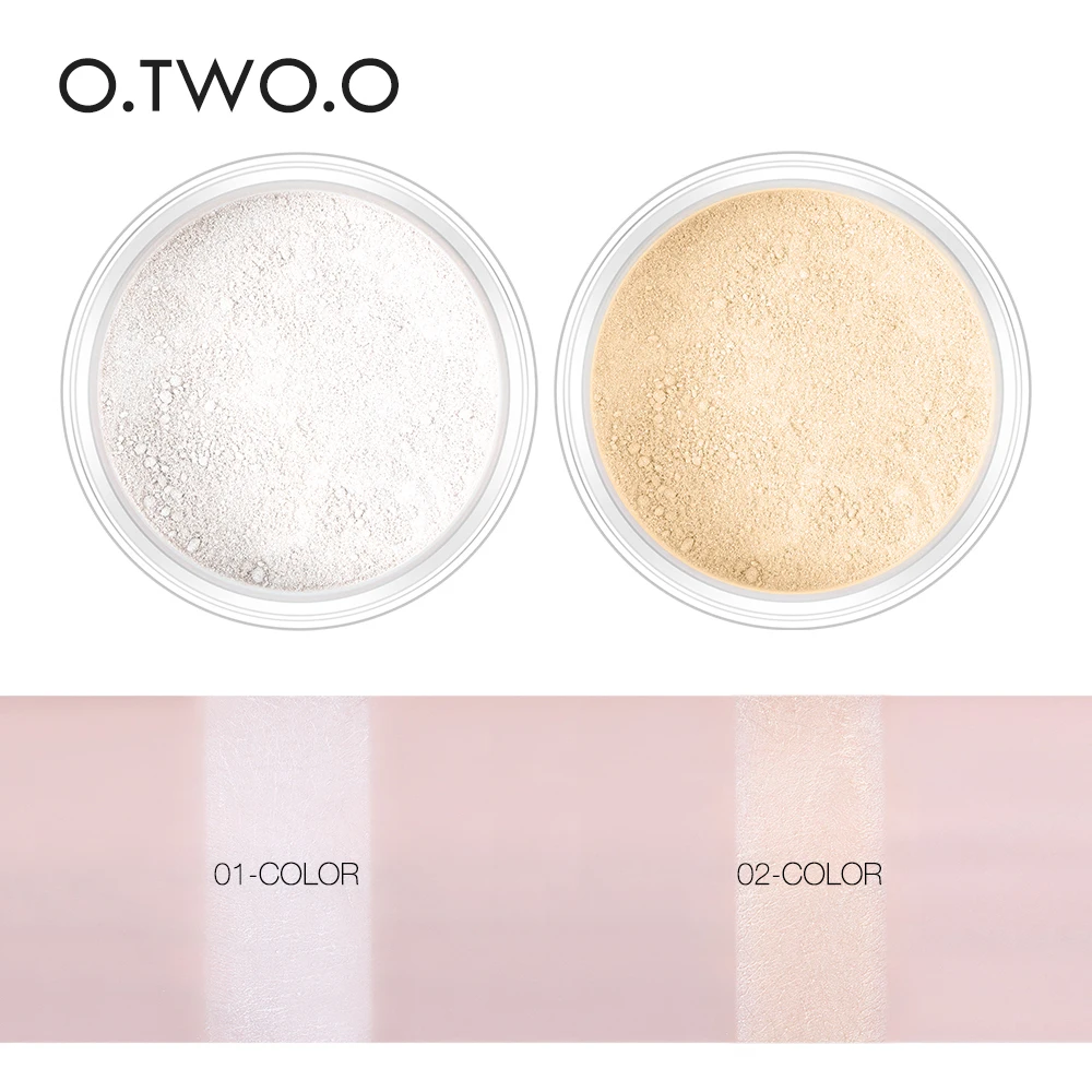 Wholesale O.TWO.O Loose Powder Matte Face Powder Long Lasting Invisible Pores Base Makeup Setting Powder Waterproof Make up