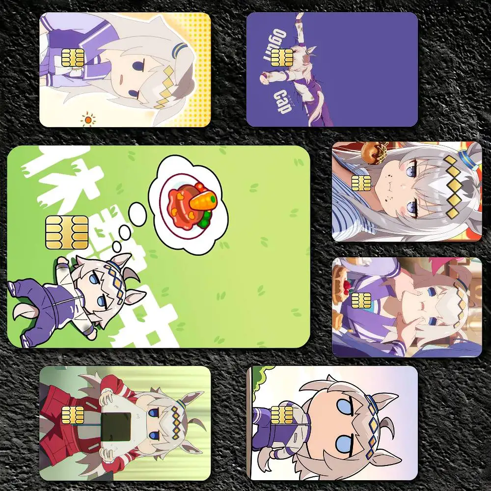 

U-Uma Musume Pretty Derby O-Oguri C-Cap Sticker Decoration Creative Bank Card Bus Metro Waterproof Sticker
