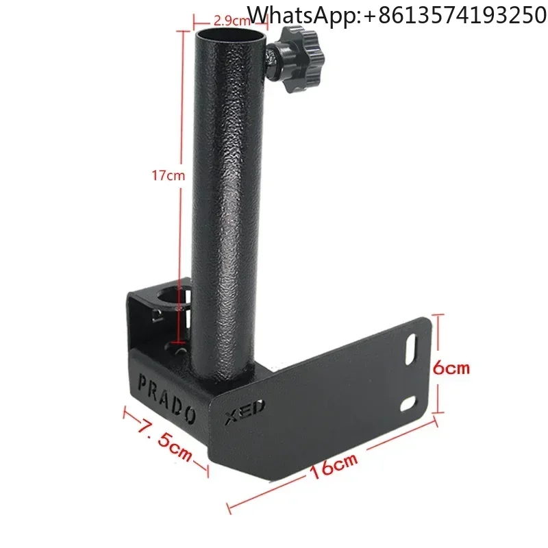 Dedicated Overlord Prado LC120 Retrofit Radio Intercom Tailgate Antenna Anti theft Bracket LC150 Flagpole Base