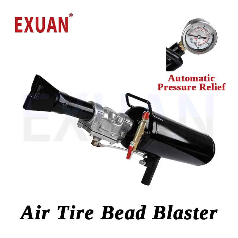 

Handheld Air Bead Blaster Tire Inflator Wheel Trigger Seating Tool for RV SUV Motorcycle - Portable Tire Repairs Air Blaster Inf