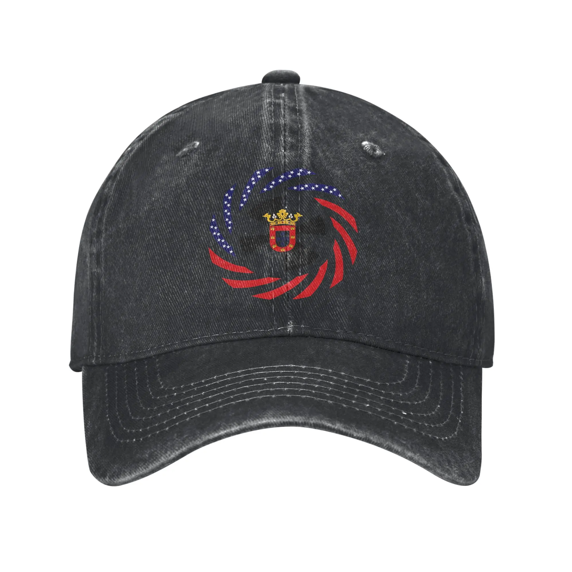 Ceutan American Multinational Patriot Flag  Print Cap Men Women Cotton  Trucker Hat Lerisure Wear Baseball Cap Adjustable