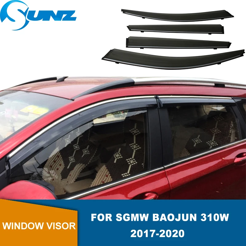 

Side Window Deflector For SGMW Baojun 310W 2017 2018 2019 2020 Side Window Vent Visor Sun Rain Deflector Guard Awning Shelter