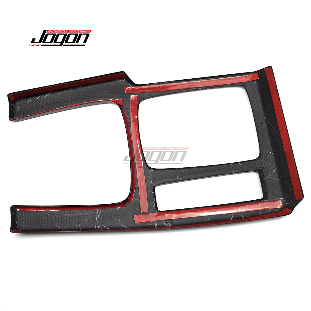 MT For Acura Integra Type S 2023 2024 2025 Real Carbon Fiber Interior Central Gear Shift Panel Cover Trim Accessories
