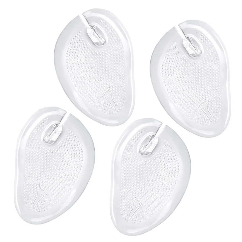 

4 Pcs Palm Rest Foot Pad Sandals Forefoot Washable Toe Protectors Flip-flops Self-adhesive Pads Silica Gel