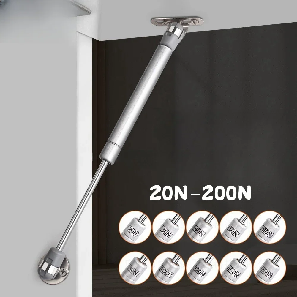 20N-200N Kupfer Kraft Schrank Tür Lift Unterstützung Gasdruckfeder Hydraulische Scharnier Küche Schrank Gas Frühling Scharniere Möbel Hardware – Detail 1