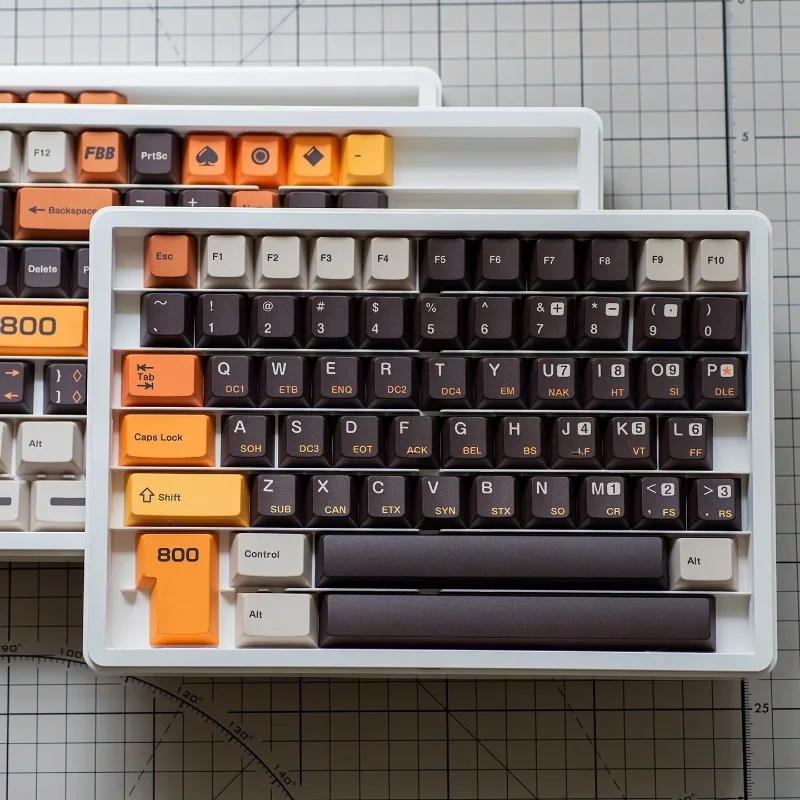 Keycap Storage Box Customized ABS Milk White Stackable Dustproof Multi Layer Display Box for Mechanical Keyboard Accessories