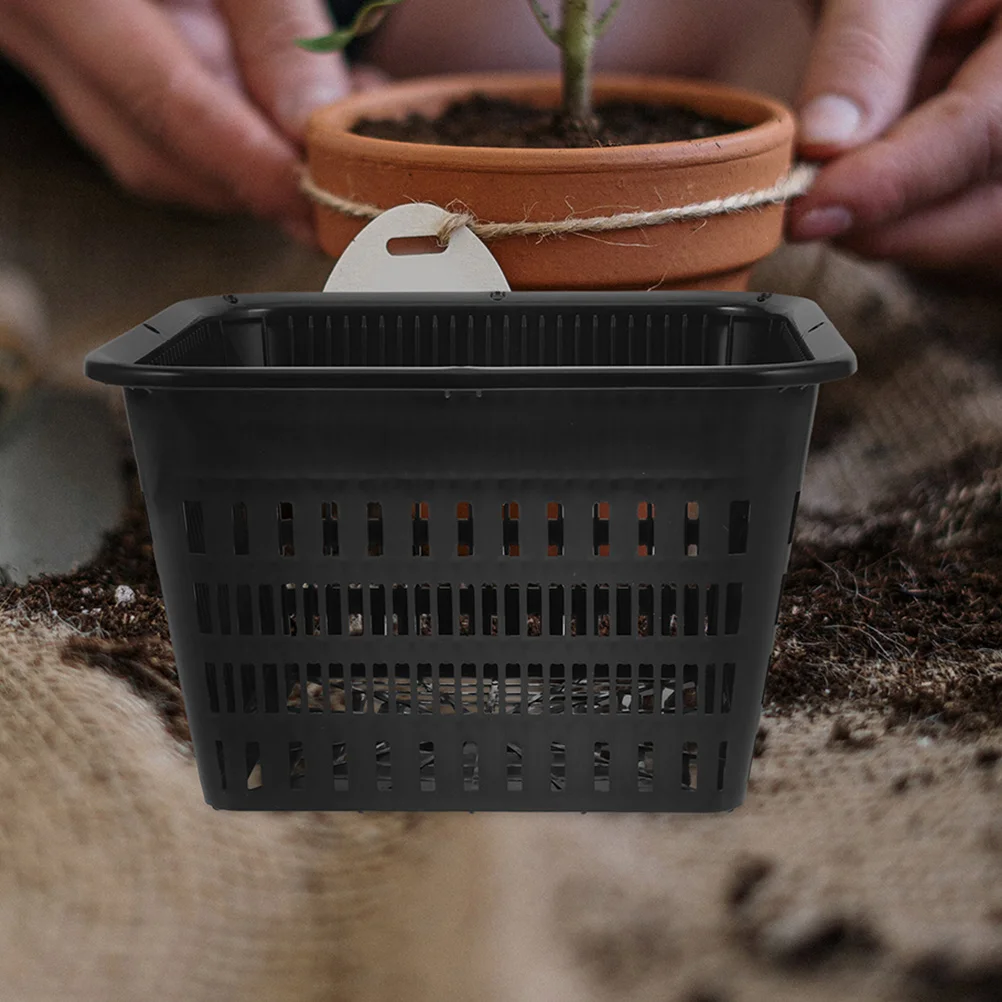 

8 Pcs Hydroponic Planting Baskets Plastic Net Cups Small chid Pots Holes Balcony Garden Vegetables Fruits Flowers Media Soil