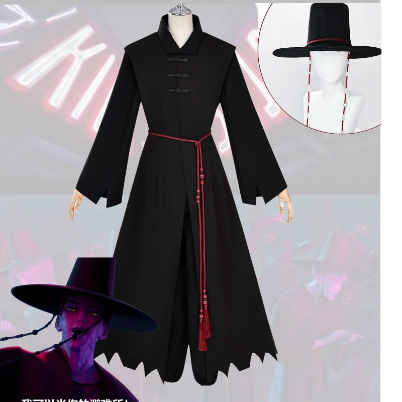 

Kpop Demon Hunters Saja Boys Jinu Abby Baby Mystery Romance Взрослый ребенок Группа Косплей Костюм Аниме Сценический IDOL Одежда для выступлений