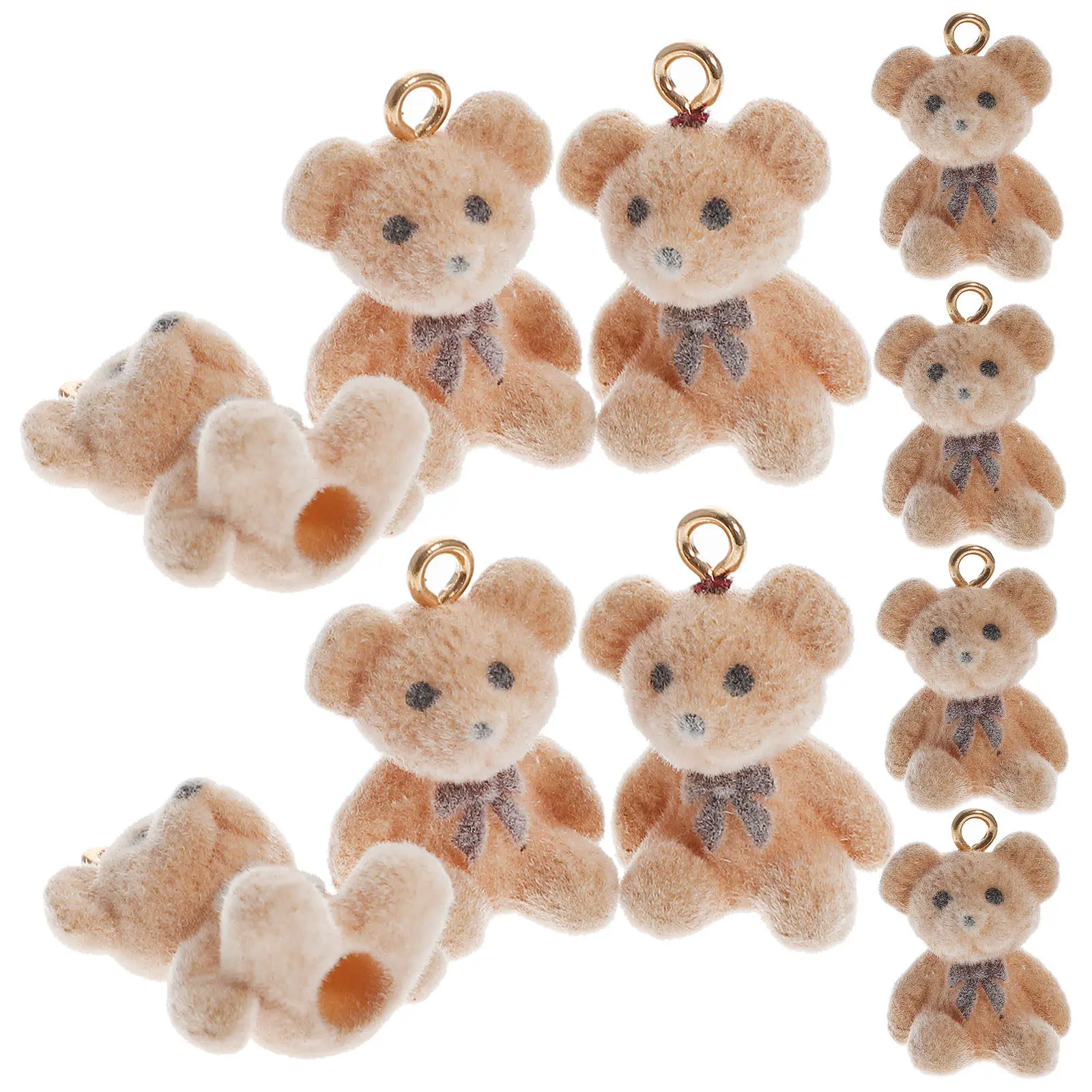

Bear Shape Resin Charms for Earrings Necklace Bracelet DIY Jewelry Making Pendant Craft Supplies Cartoon Bear Charm Kit