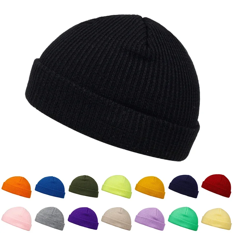 Autumn Winter Melon Cap Men women Knitted Hat Beanie Skullca