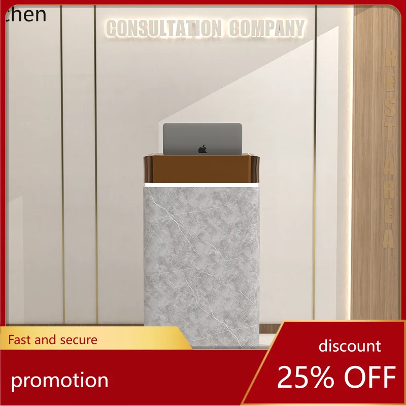 

HXL Reception Desk Company Front Desk Hotel Sales Office Welcome Beauty Salon Customer Service