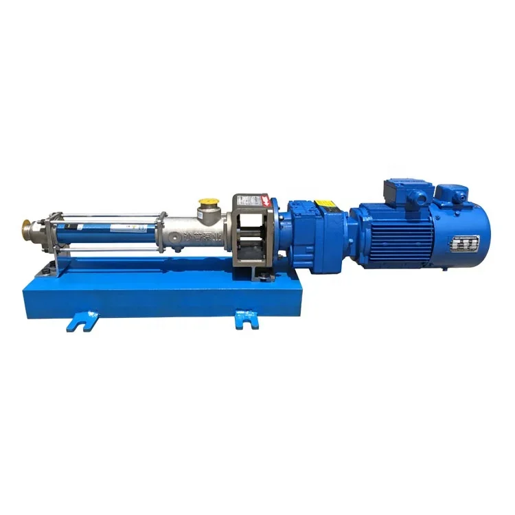 Chinese industry direct supply netzsch type NM021 304/316L SS single progressive cavity screw mayonnaise transfer pump