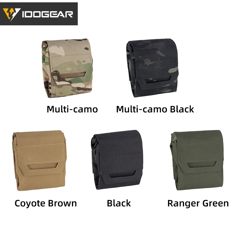 Imagem -06 - Idogear-tactical Dump Pouch Dobrável Reciclagem Bolsa Molle Drop Pouch Caça 3577