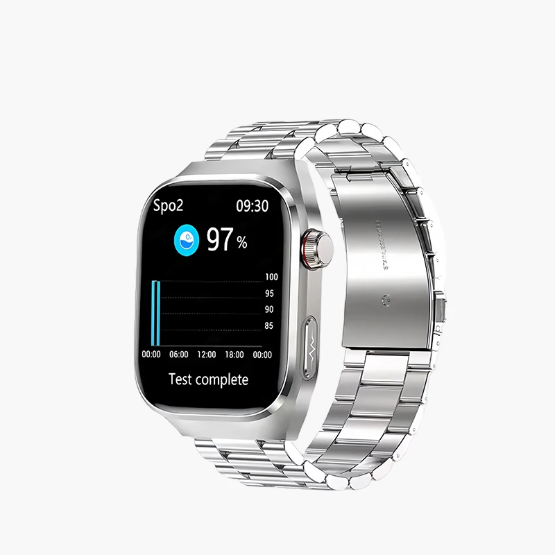 

2025 New AI Intelligent Diagnosis ECG Smartwatch Health Protection Blood Lipids Uric Acid Heart Rate BT Call Smart Watch Men