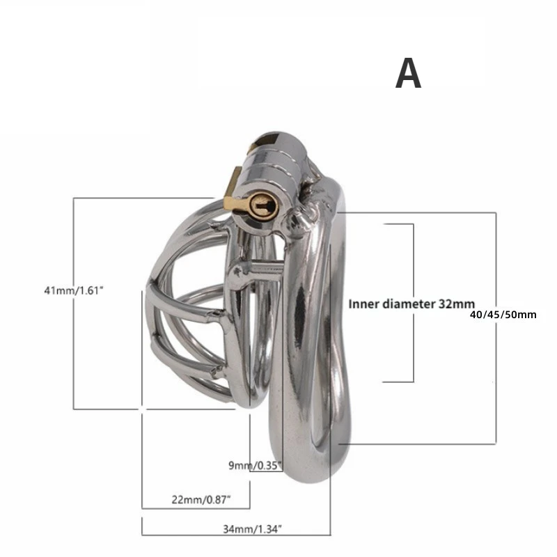 Mini Micro Hollow Chastity Cage Stainless Steel Chastity Device Cock Cages Men\'s Penis Penis Rings Bondage Lock Sex Toys For Men