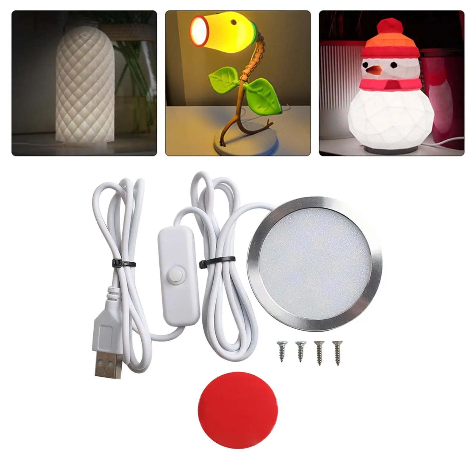 

LED Creative Lighting Kits DIY for Most Lampshade for Desk Lamp Table Lamps