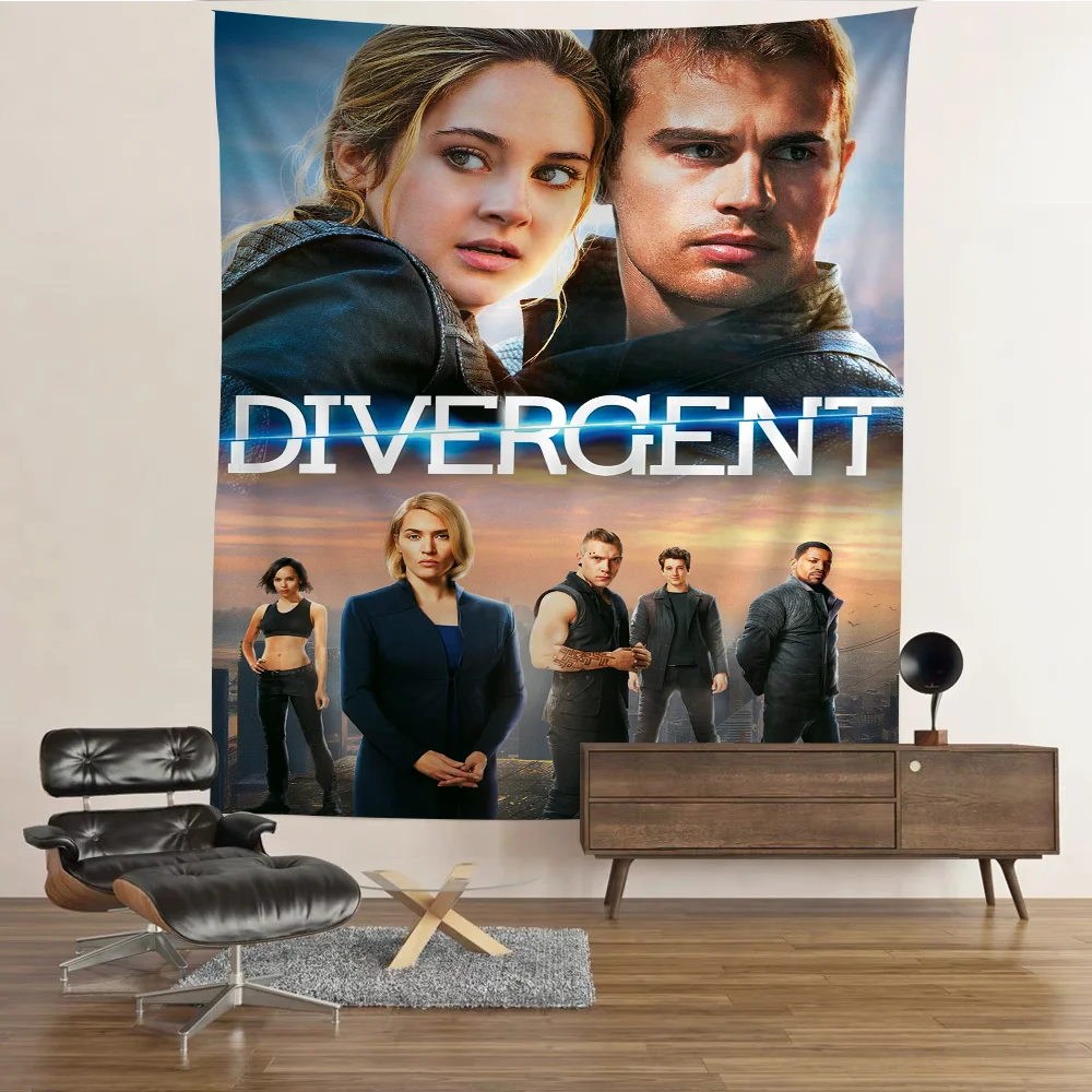 D-Divergent Movie Classic Printed Large Wall Tapestry Wall Hanging Decoration Household Decor Blanket