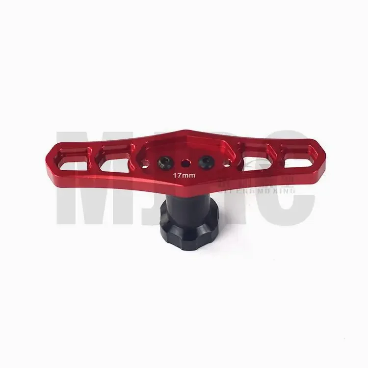 All-Metal RC Car 17mm Hex Wrench Tool, 6-Side Socket for X-Maxx, E-Revo, Summit – Specific Model Tire Dismantling Tool