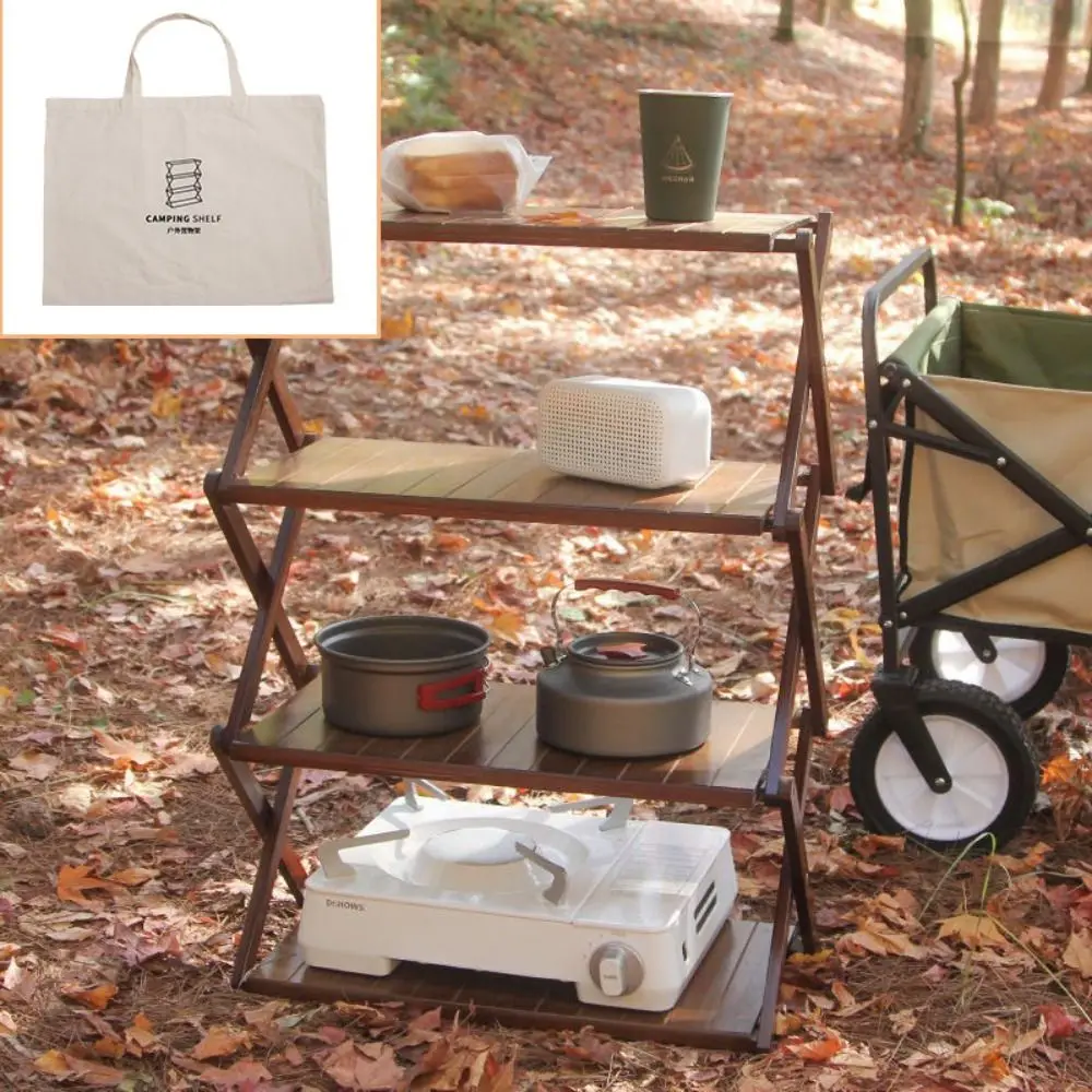 Canvas & Cotton Outdoor Camping Storage Bags Durable Carry Bags Handheld Totes Camping Shelf Organizer Bags