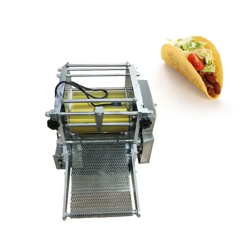 Electric Tortilla Maker Press Machine for Home Kitchen Non Stick Flatbread Pita Bread Dough Presser Easy to Use Compact