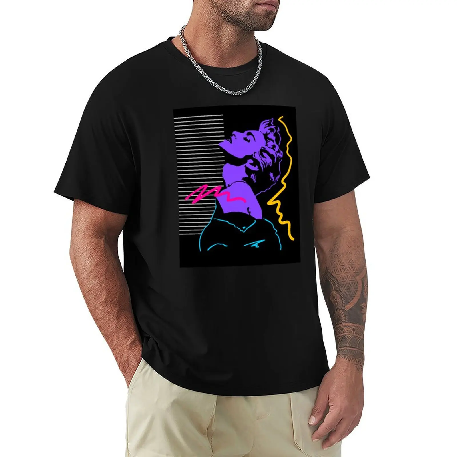 

MATERIAL GIRL 1986 VIBRANT COLORS T-Shirt sports fans anime shirt sweat summer shirt t shirt for men