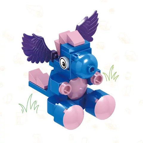 HUIQIBAO Leksaker MOC Stadshörn Kafé Arkitektur Stil Gatuvy Mikro Byggstenar för Barn Byggstenar 10 best sales cogo byggstenar - №10