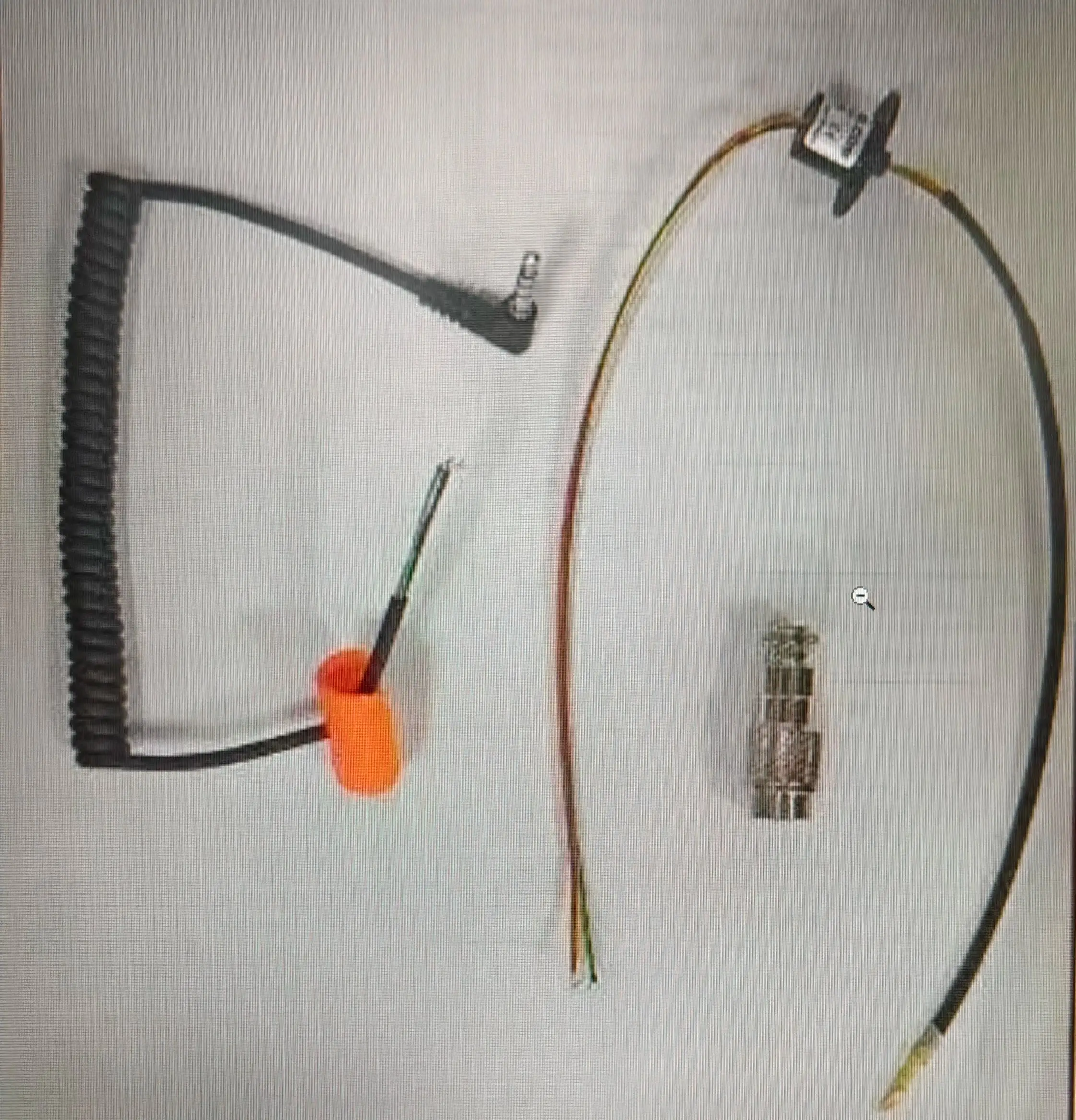 Pipeline inspection camera and drainage system industrial endoscope headphone cable aviation head aviation short connector cable