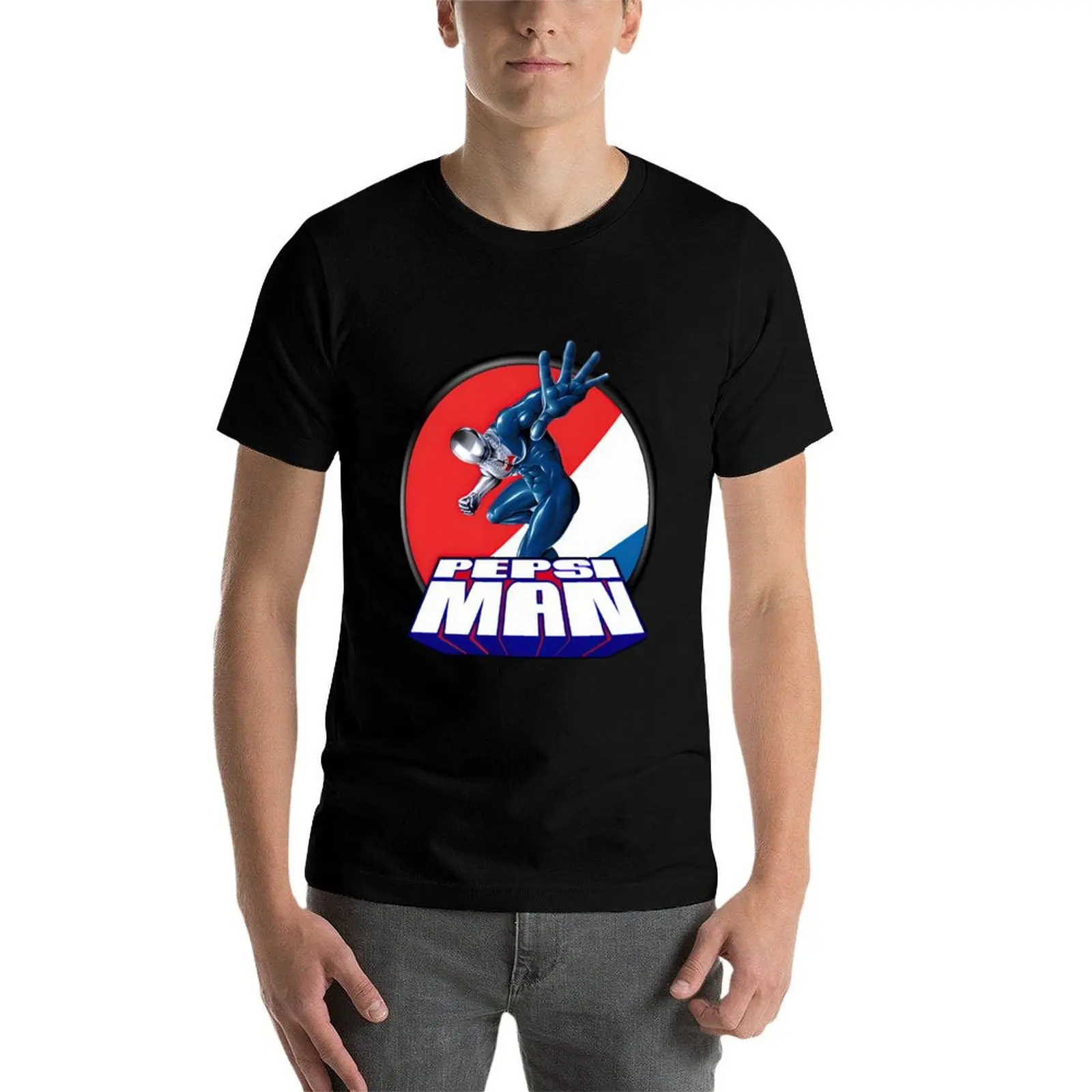 تي شيرت Pepsiman تي شيرت أنيمي تي شيرت أنيمي مضحك أزياء مضحكة تي شيرت ملابس للرجال