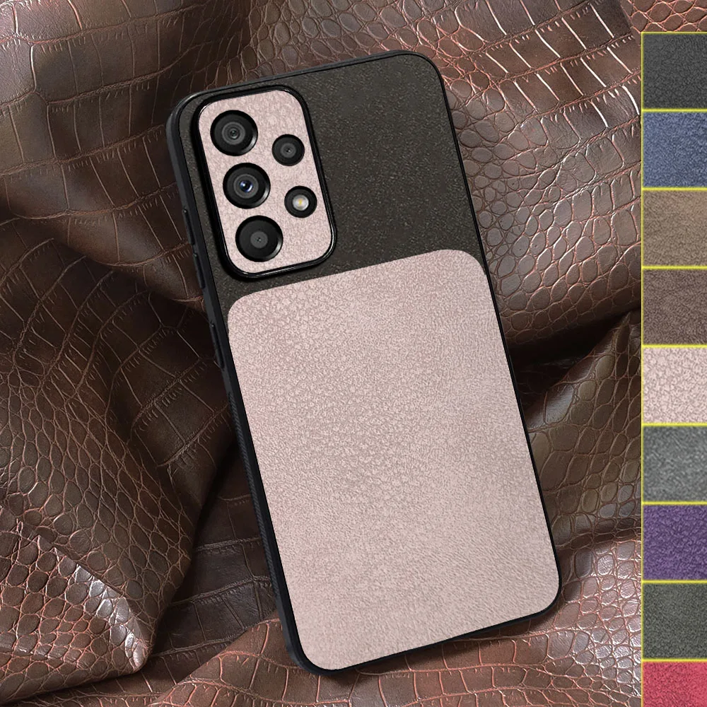 Leather Case For Samsung Galaxy A13 4G 5G Skin feeling Dull Polish Acrylic Cover For Samsung A13 Case