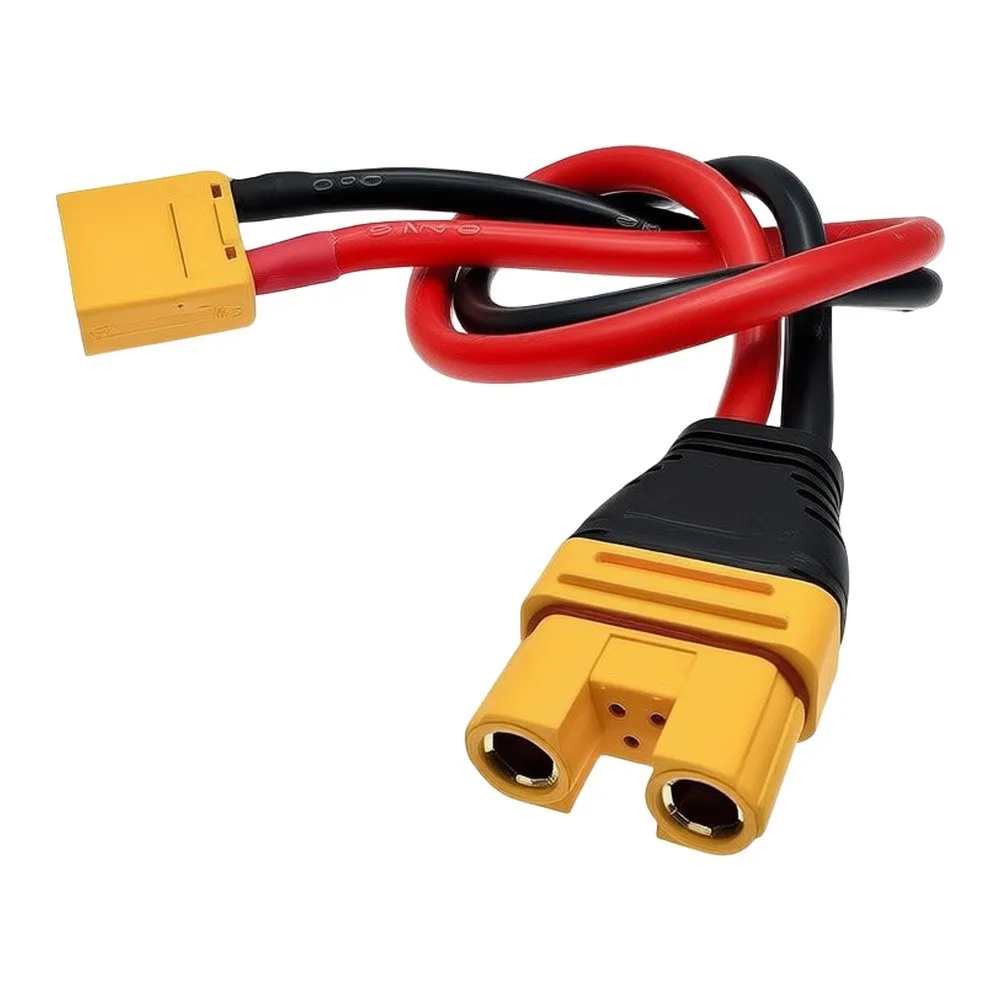AS150U Female to For XT90 Male Connector Adapter 350mm for RC Aircraft Battery Leads and Farm Sprayer Power Modules