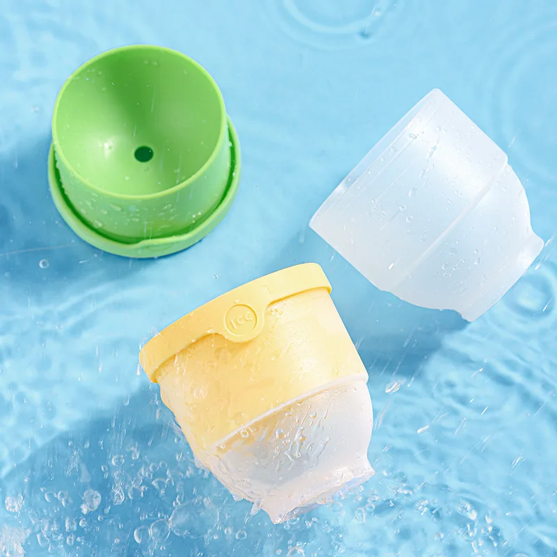 5 قطعة قالب كرة الثلج المستديرة الويسكي أداة صنع مكعبات الثلج المنزلية للطعام نموذج صينية ثلج مستديرة سريعة التجميد