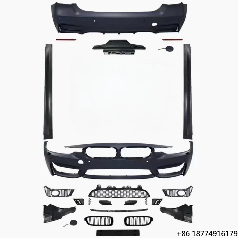 

Hot Selling Auto Parts M3 Type Bodykit M Power Front Bumper Rear Bumper Performance Body Kit Car for 3 Series F30 2012-2018