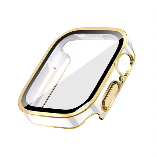 Glass+Case For Apple Watch 42 46mm 45mm 41 49 44mm 40 mm straight edge Screen Protector Cover Case iWatch SE 6 7 8 9 10 11 Ultra - Image 22