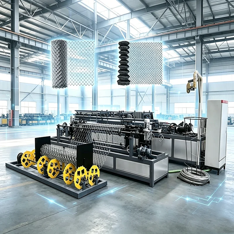 Customized Full Automatic Wire Mesh Making Machine Full Automatic Wire Mesh Weaving Machine for Gabion Box and Fence Mesh