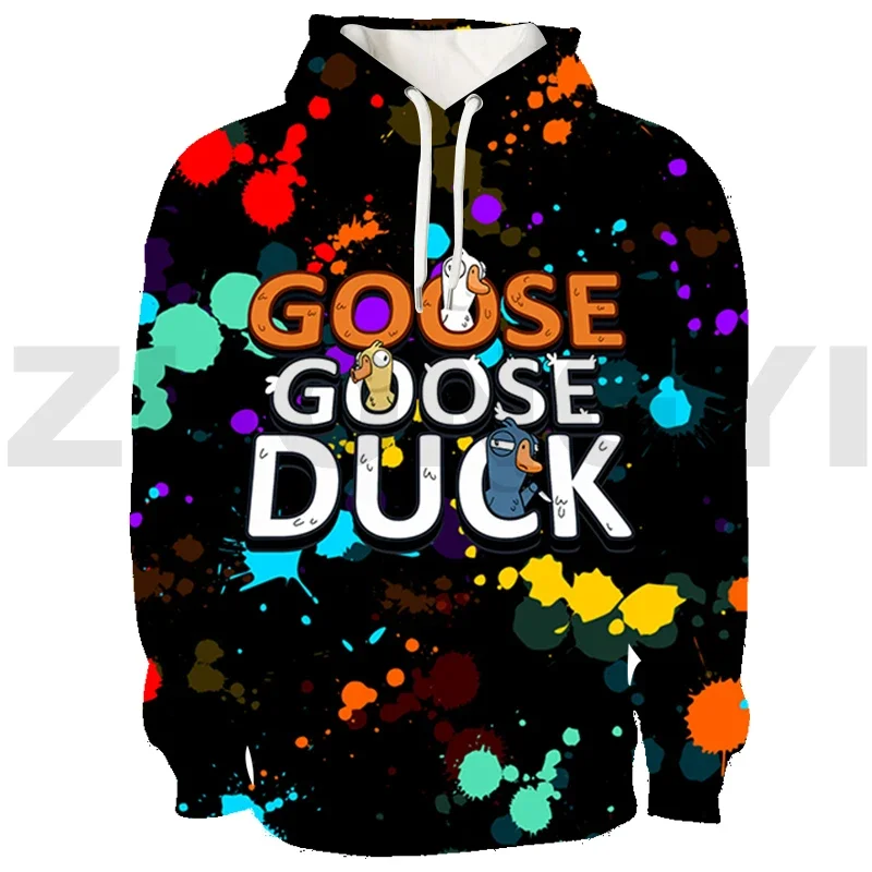 

Game Goose Goose Duck 3D Hoodie Men Clothing Harajuku Japanese Streetwear Teenage Anime Printed Pullovers Long Sleeve Women 2023