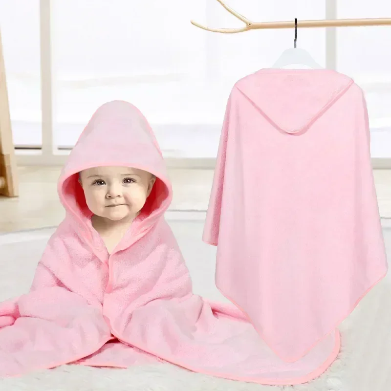 Ultraweiches Baby-Badetuch, Unisex-Baby-Tiergesicht, Kapuzenhandtuch mit einzigartigem Tierdesign, saugfähiges Wickeltuch aus Korallensamt