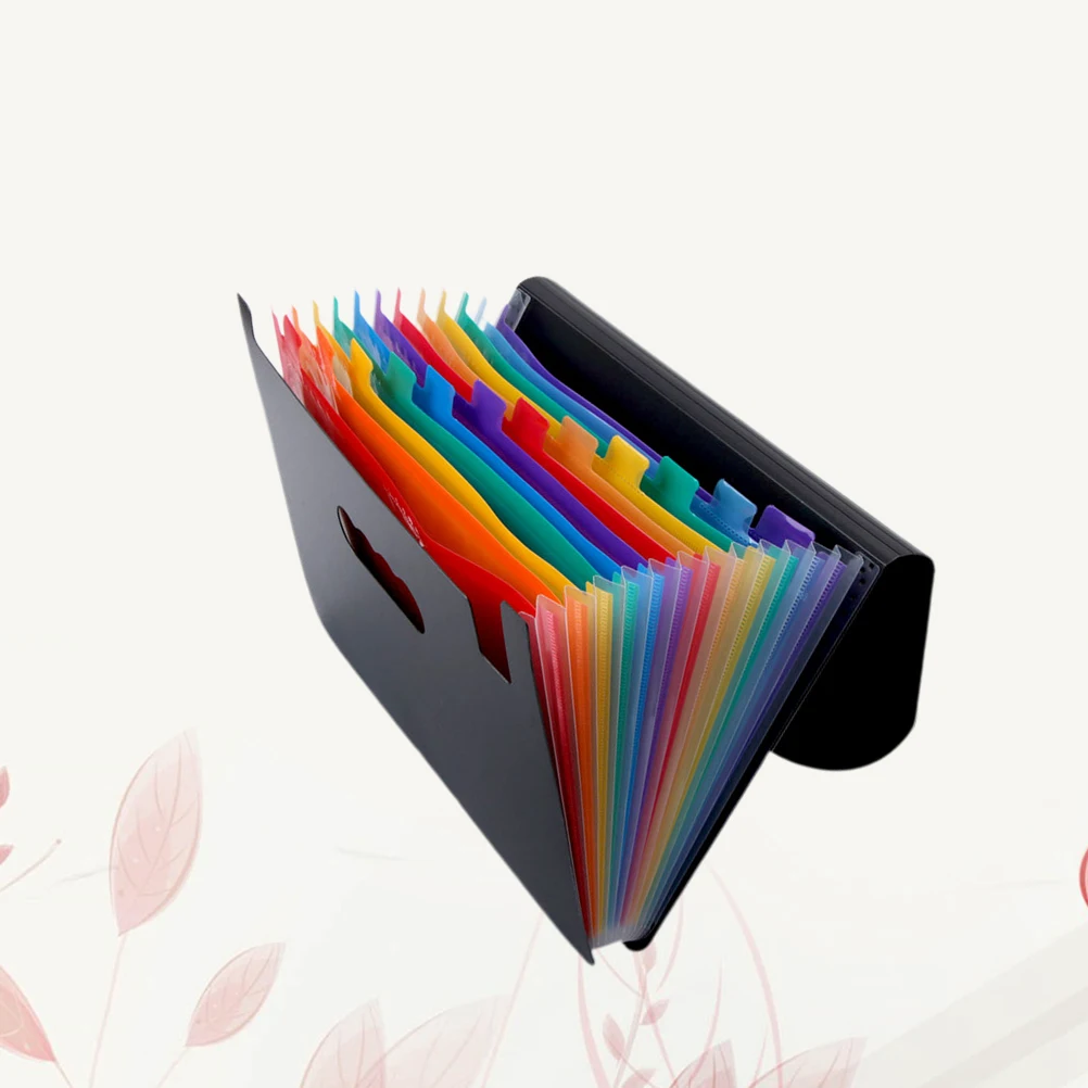 

Accordion Portable Folder Student File Colored Folders School Supplies for Students