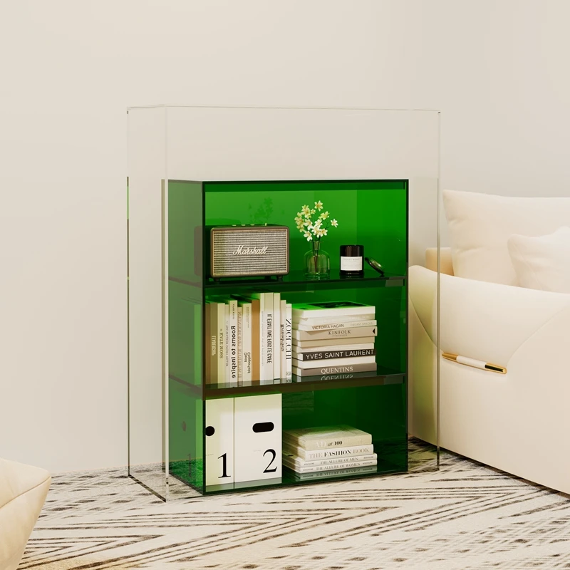 Acrylic Shelf Display Cabinet Figure Wall Multi-layer Floor Shelf Bookcase Designer Furniture Display Cabinet