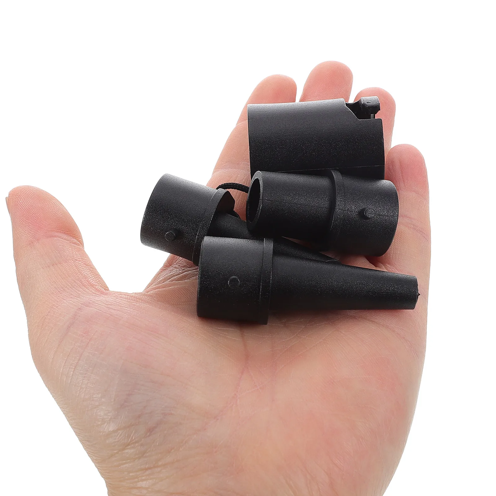 

Air Pump Adapter Camping Equipment Inflatable Black Mattress Replacement Nozzles