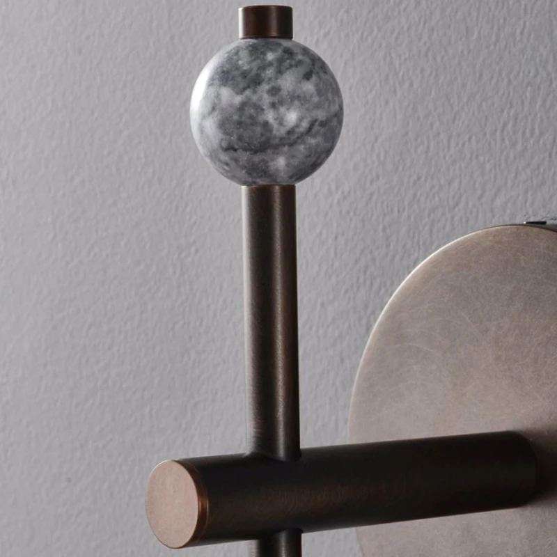 ANWGNUI الفاخرة الرجعية وحدة إضاءة LED جداريّة الشمعدان مصباح ديكور داخلي ضوء المنزل لغرفة الطعام الممر غرفة نوم فيلا غرفة المعيشة فندق #5